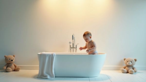 Choisir une baignoire sur pied bébé pour un bain confortable et sécurisé