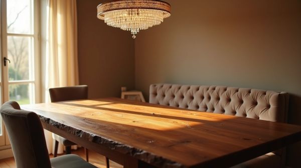 Choisir une table salle à manger en bois massif adaptée à votre style