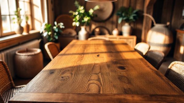 Top idées pour sélectionner une table en bois massif dans l'air du temps