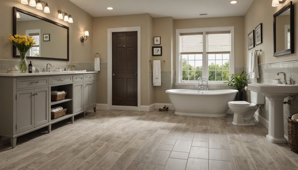 Guide Pratique pour Sélectionner un Sol Antidérapant Idéal dans une Salle de Bain pour Seniors